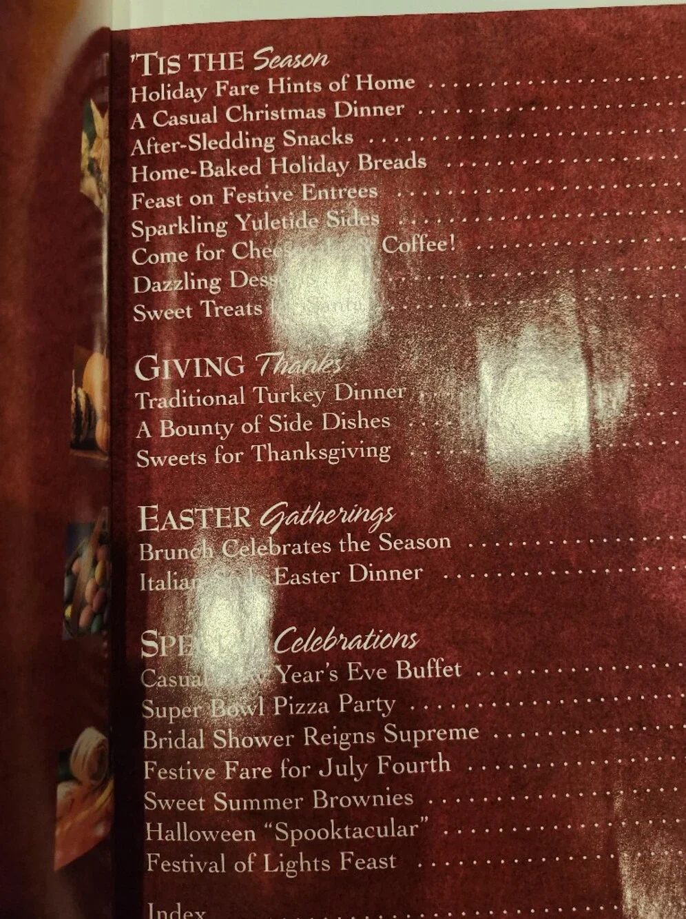 4 Vintage Taste Of Home's Holiday & Celebrations Cookbooks 2001 - 2004